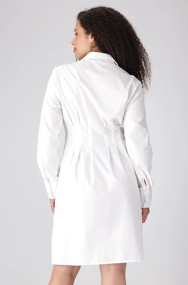 Kira Shirt Dress _ 156320 _ White sold by Dunns product image thumbnail 4