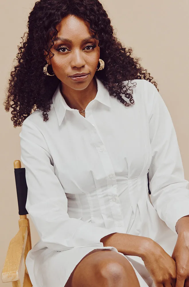 Kira Shirt Dress _ 156320 _ White sold by Dunns product image thumbnail 5