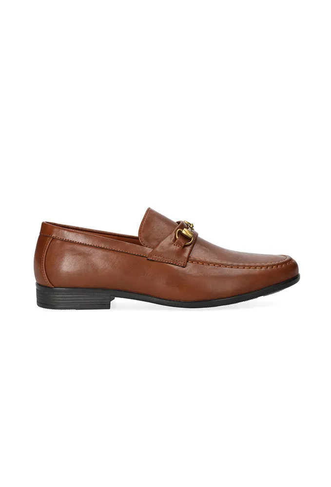 Freddie Loafer With Antique Trim _ 155393 _ Tan sold by Dunns