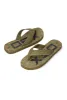 Jamie Two Tone Wide Thong Flip Flop _ 153190 _ Fatigue sold by Dunns