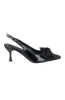 Gail Bow Slingback Heel _ 157031 _ Black sold by Dunns