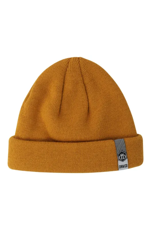 Travis Fisherman Beanie _ 148014 _ Ocre sold by Dunns