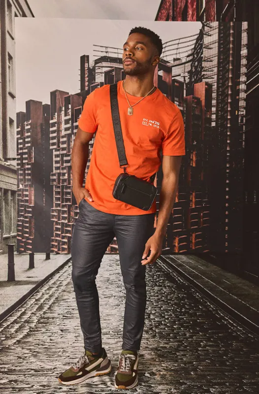 City View Tee _ 159287 _ Orange sold by Dunns