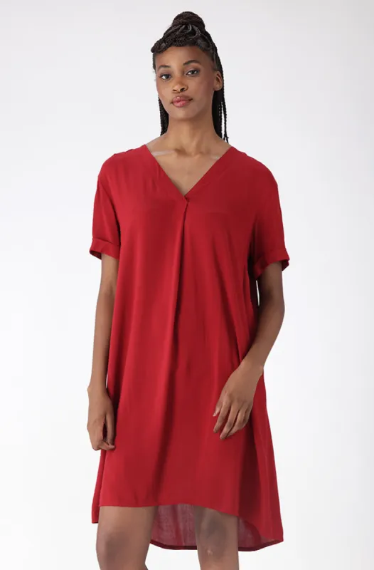 Cora Portofino Dress _ 159198 _ Red sold by Dunns