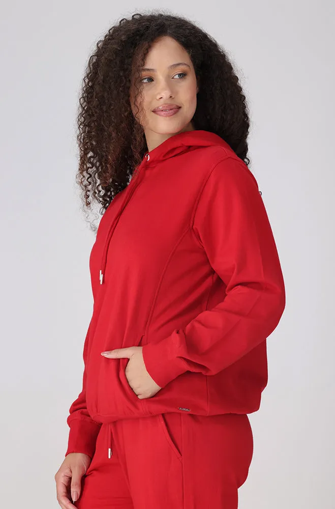 South Side Fleece Hoodie _ 156260 _ Red sold by Dunns product image thumbnail 2