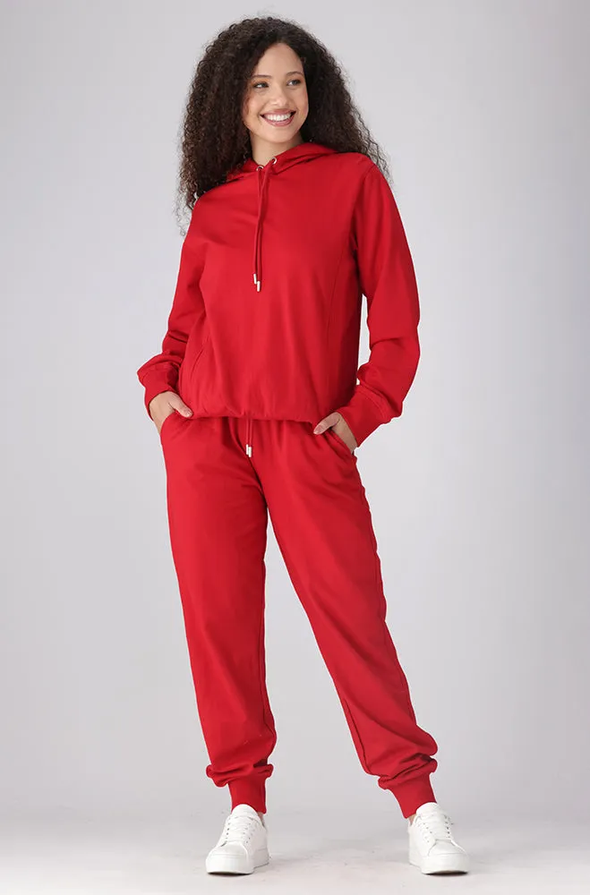 South Side Fleece Hoodie _ 156260 _ Red sold by Dunns product image thumbnail 4