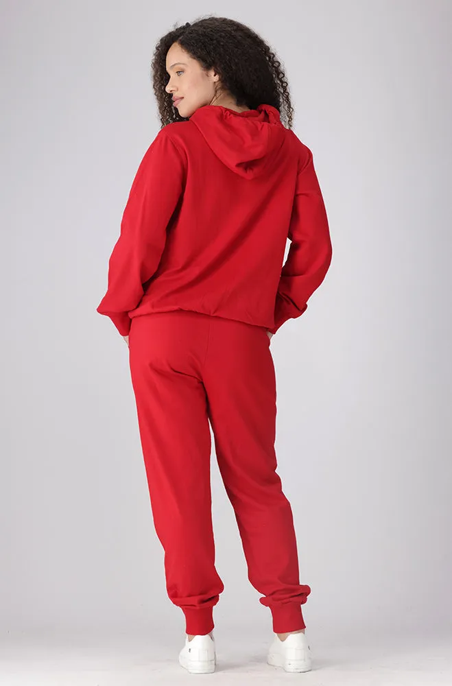 South Side Fleece Hoodie _ 156260 _ Red sold by Dunns product image thumbnail 5