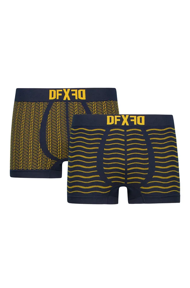 Malik Seamfree Trunks 2pk _ 158935 _ Ocre sold by Dunns