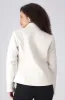 Cleo Quilted Pu Biker Jacket _ 155808 _ Cream sold by Dunns