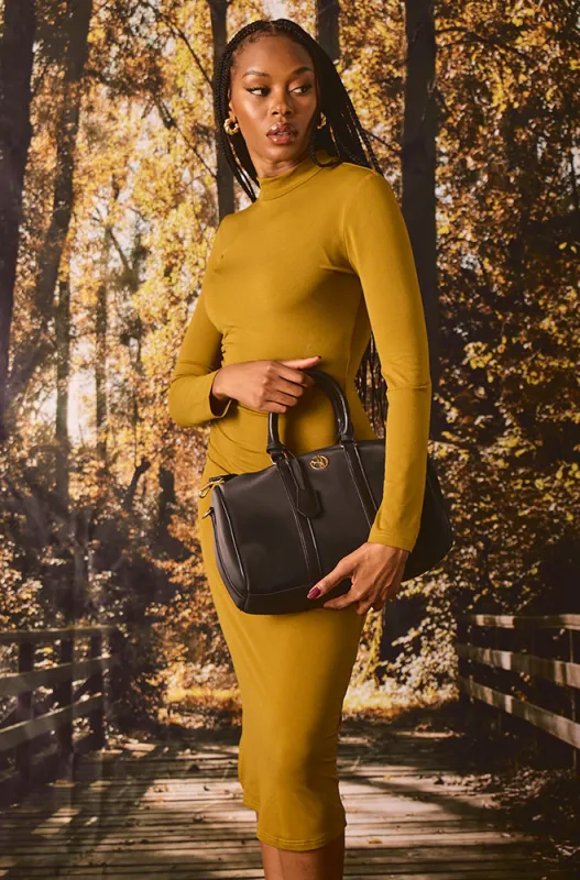 TALIA TURTLE NECK BODYCON DRESS sold by Dunns