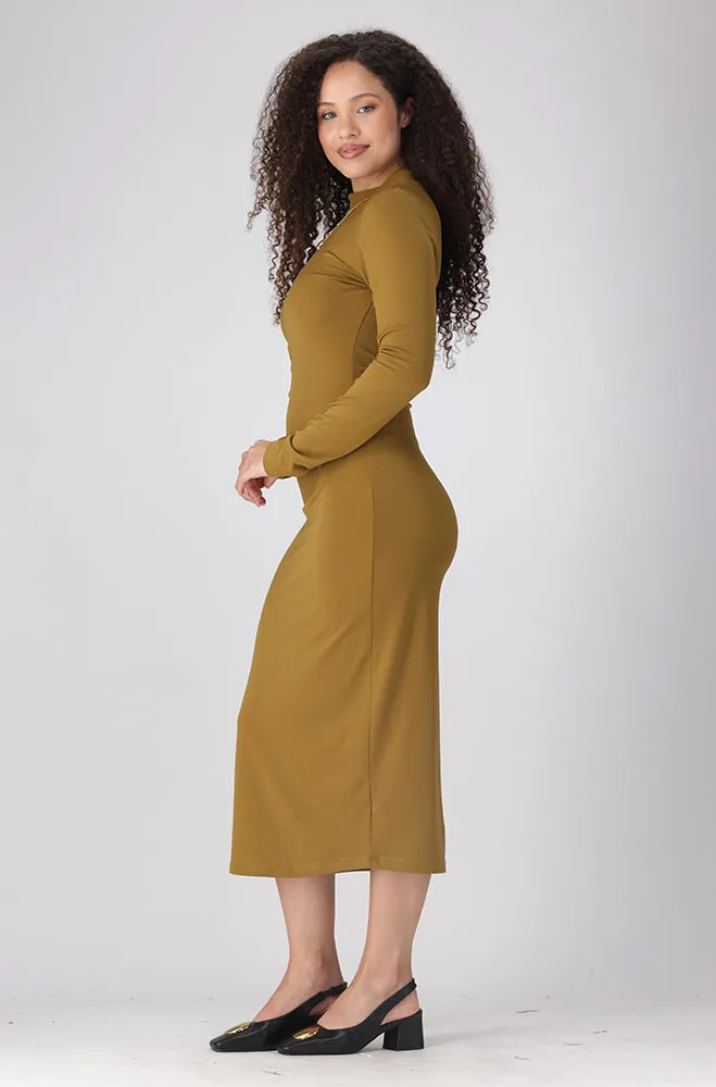 TALIA TURTLE NECK BODYCON DRESS sold by Dunns product image thumbnail 3