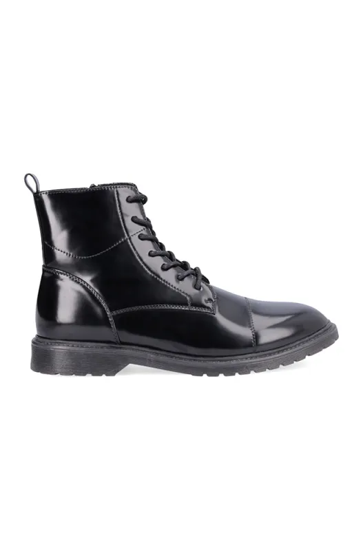 Arthur Pu Lace Up Formal Boot _ 158333 _ Black sold by Dunns
