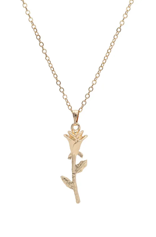 Vera Rose Pendant Necklace _ 158613 _ Gold sold by Dunns