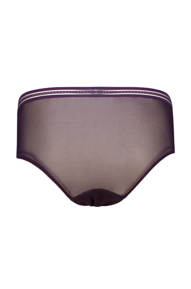 Sofia Wide Elastic Meshlace Hipster _ 159755 _ Purple sold by Dunns product image thumbnail 2