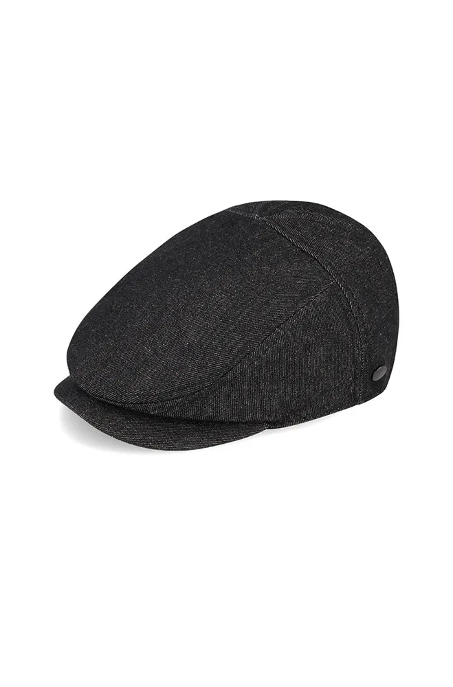Tori Denim Newsboy Hat _ 156393 _ Black Wash sold by Dunns product image thumbnail 2