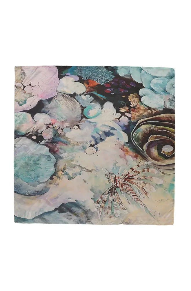 Tayla Printed Satin Scarf _ 156242 _ Multi sold by Dunns product image thumbnail 2