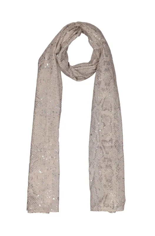 Steph Printed Scarf _ 154220 _ Pink sold by Dunns