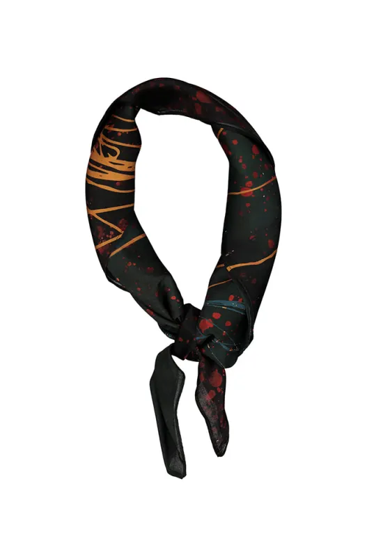 Lana Printed Satin Scarf _ 156241 _ Multi sold by Dunns