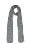 Amy Printed Scarf _ 154221 _ Blue sold by Dunns