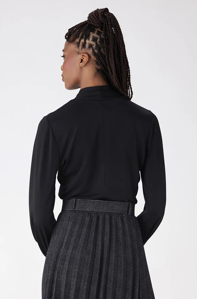 KATE SLINKY KITTY BOW BLOUSE _ 158973 _ Black sold by Dunns product image thumbnail 3