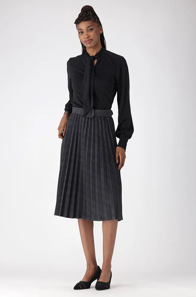 KATE SLINKY KITTY BOW BLOUSE _ 158973 _ Black sold by Dunns product image thumbnail 4