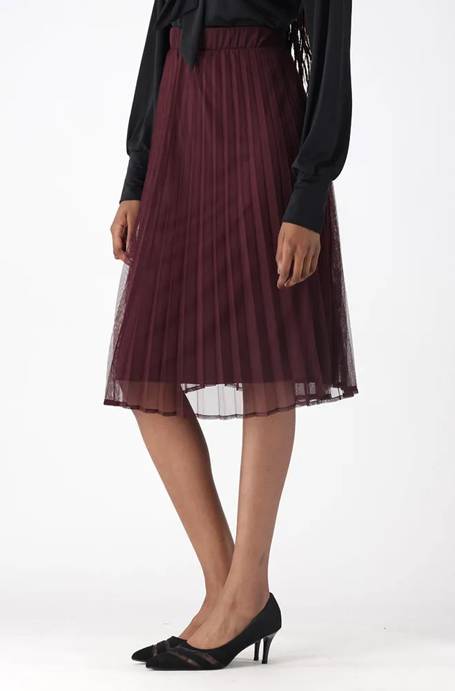 EMILIA PLEATED MIDI SKIRT sold by Dunns product image thumbnail 2