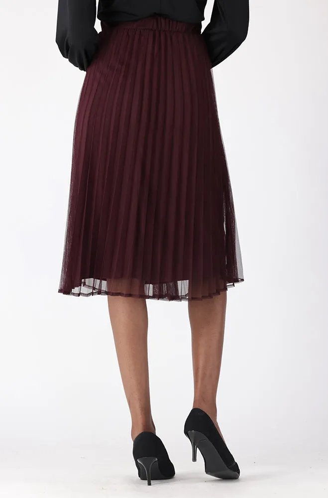 EMILIA PLEATED MIDI SKIRT sold by Dunns product image thumbnail 3