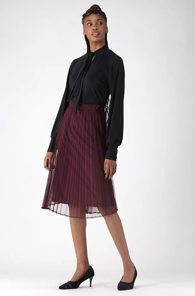 EMILIA PLEATED MIDI SKIRT sold by Dunns product image thumbnail 5