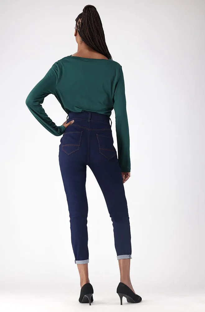 Alison Drape Top _ 160000 _ Green sold by Dunns product image thumbnail 5