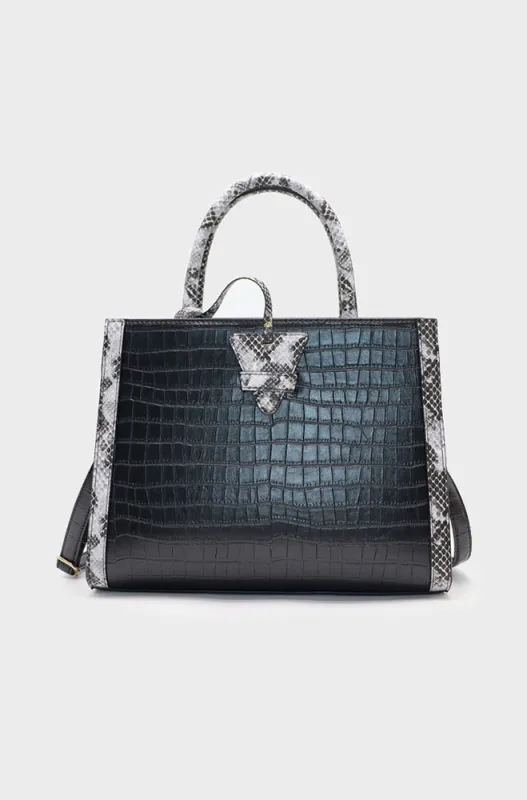 Lisa Large Tote Bag _ 159523 _ Black sold by Dunns