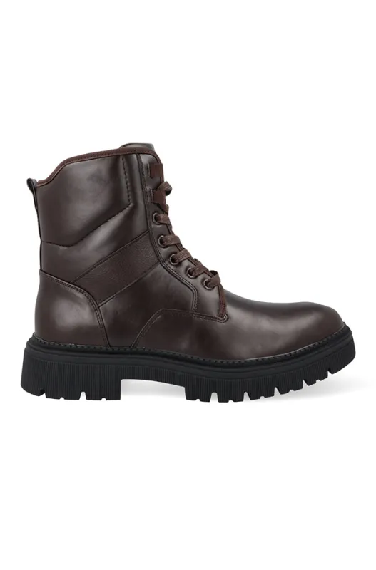 Cian Textured Boot _ 157683 _ Brown sold by Dunns