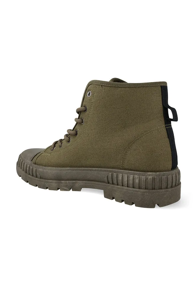 Jarred Cleated Canvas Boot _ 157176 _ Fatigue sold by Dunns product image thumbnail 3