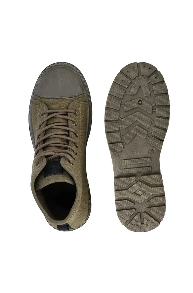 Jarred Cleated Canvas Boot _ 157176 _ Fatigue sold by Dunns product image thumbnail 4