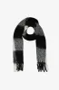Demi Checkered Blanket Scarf _ 147885 _ Black sold by Dunns