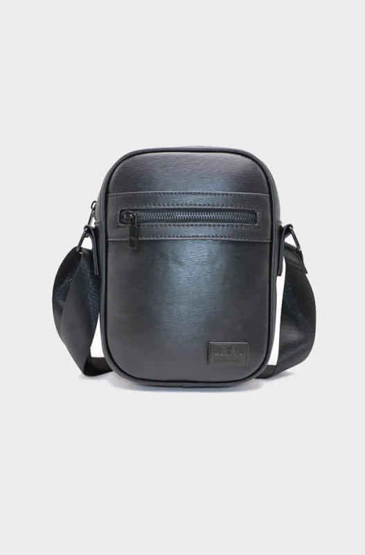 Noah Pu Smart Slingbag _ 156615 _ Black sold by Dunns