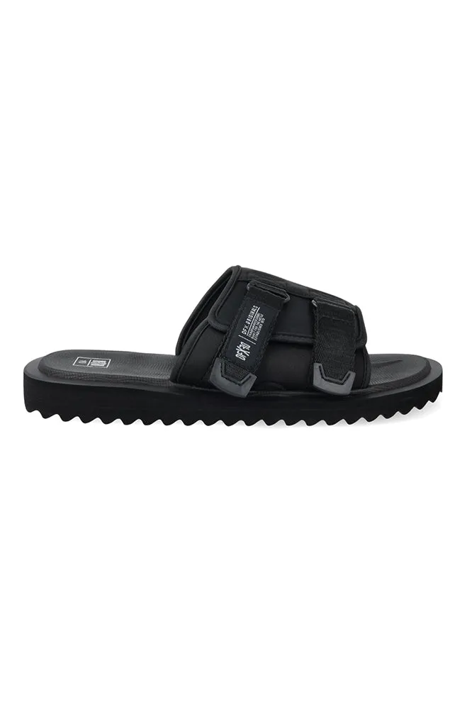 Nico Velcro Slide _ 157437 _ Black sold by Dunns