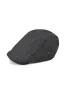 Harper Chevron Newboy Hat _ 159580 _ Charcoal sold by Dunns