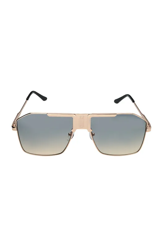 Bryce Aviator Sunglasses _ 156401 _ Gold sold by Dunns