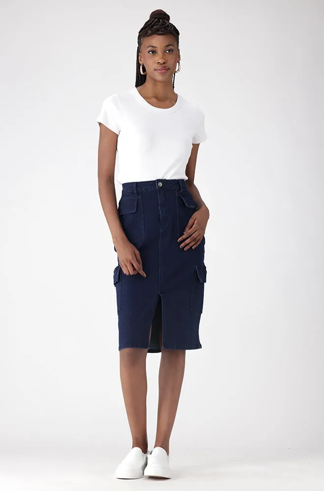 LALA MID LENGTH UTILITY SKIRT sold by Dunns product image thumbnail 4
