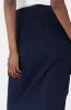 Lala Mid Length Utility Skirt _ 159360 _ Mid Wash sold by Dunns