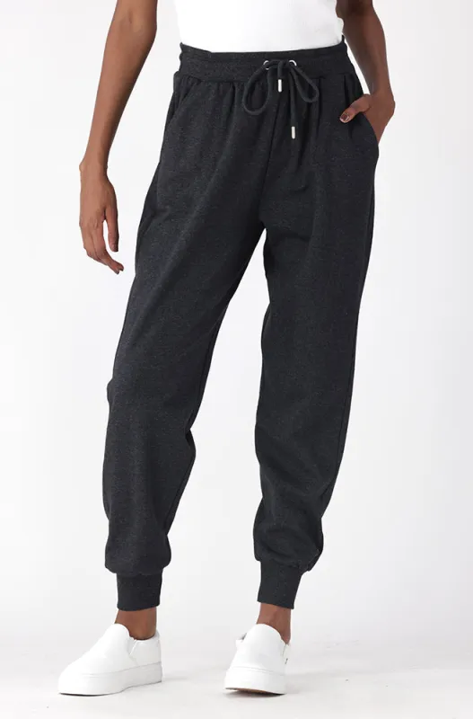 South Side Fleece Jogger _ 156286 _ Charcoal Mel sold by Dunns