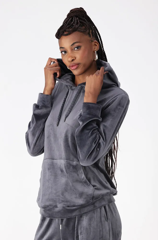 BRITNEY VELOUR HOODIE sold by Dunns product image thumbnail 2