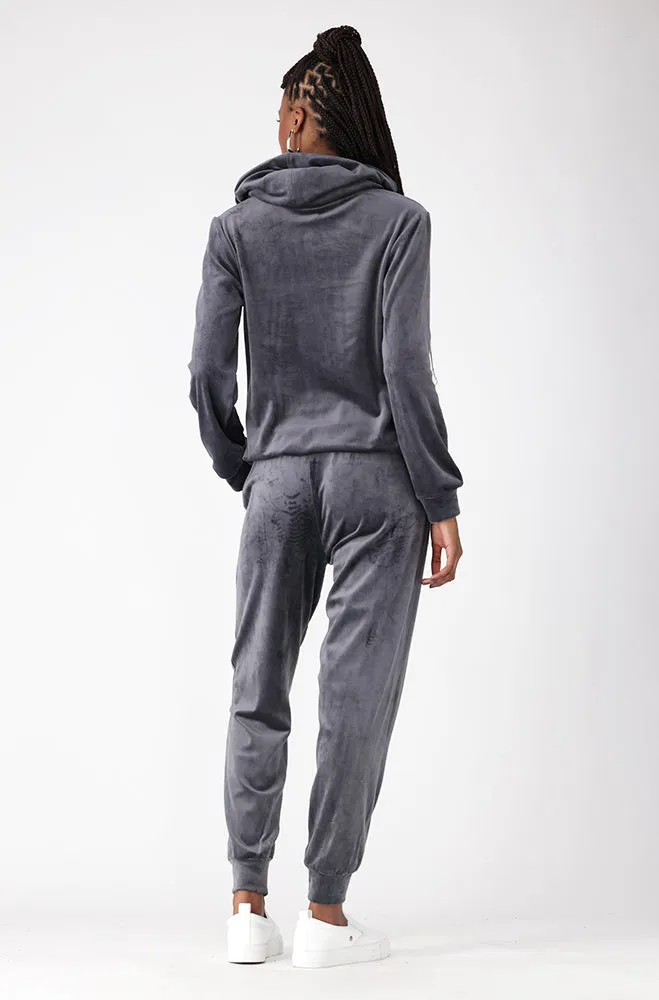 BRITNEY VELOUR HOODIE sold by Dunns product image thumbnail 5