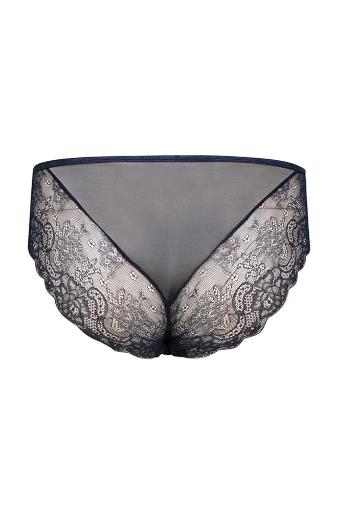 Opal Meshlace Boyleg _ 159738 _ Navy sold by Dunns product image thumbnail 2