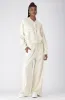 Vida Fleece Bomber Top _ 158570 _ Cream sold by Dunns