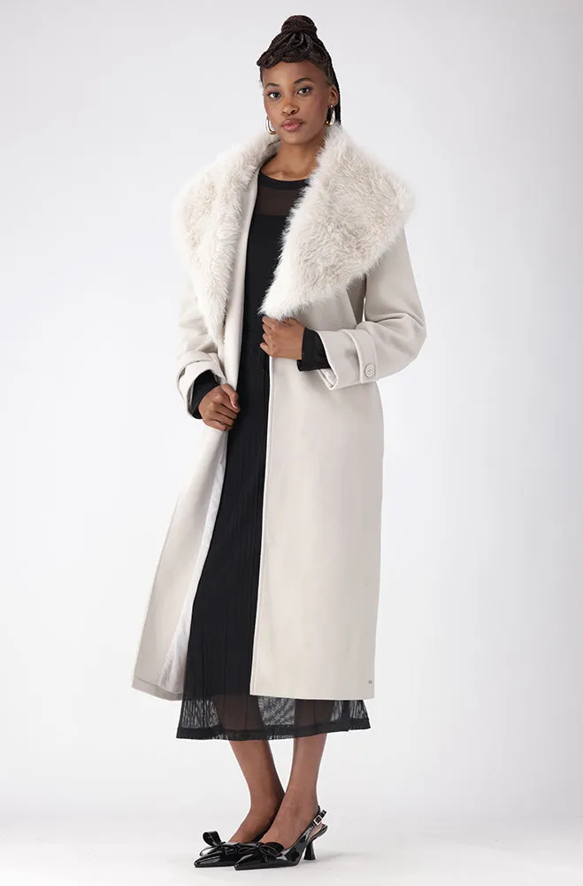 Lisa Melton Coat _ 155794 _ Cream sold by Dunns product image thumbnail 3