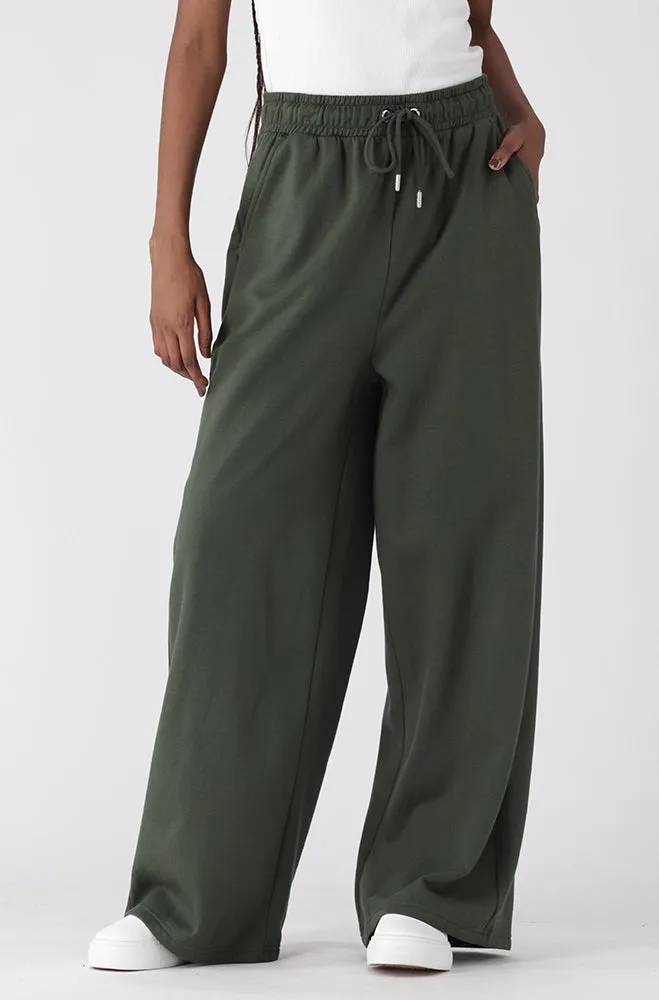Lucy Wideleg Jogger _ 165195 _ Green sold by Dunns
