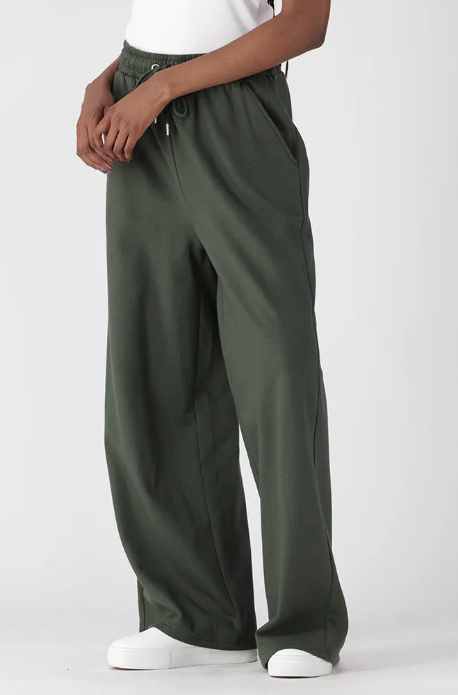 Lucy Wideleg Jogger _ 165195 _ Green sold by Dunns product image thumbnail 2