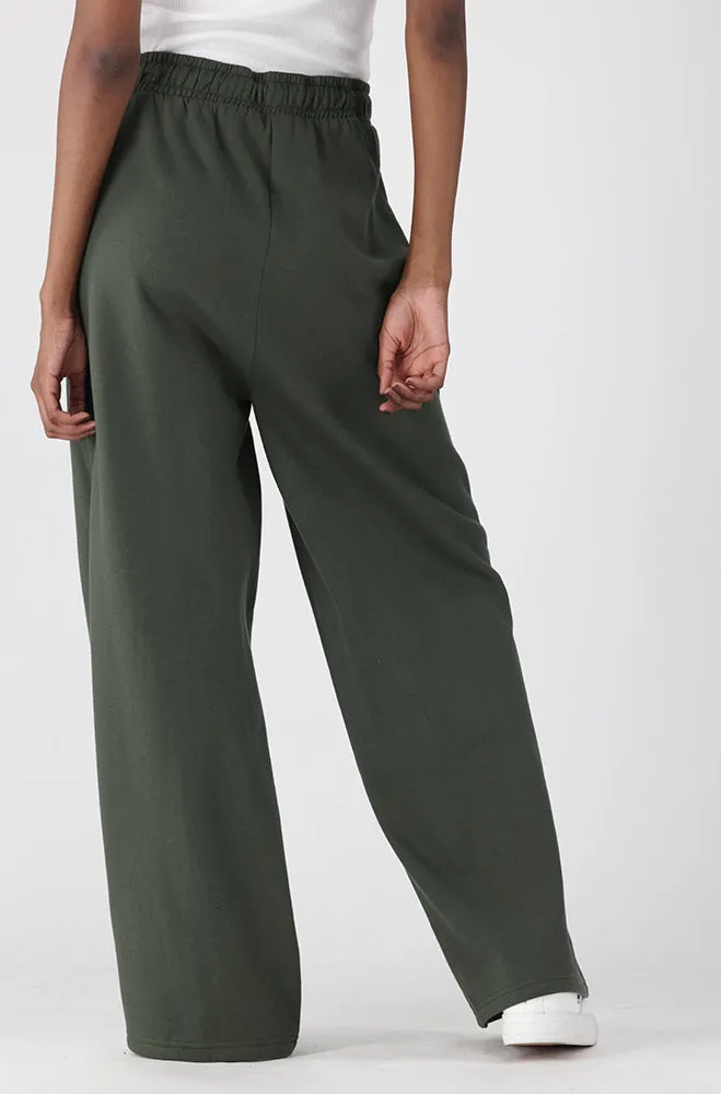 Lucy Wideleg Jogger _ 165195 _ Green sold by Dunns product image thumbnail 3