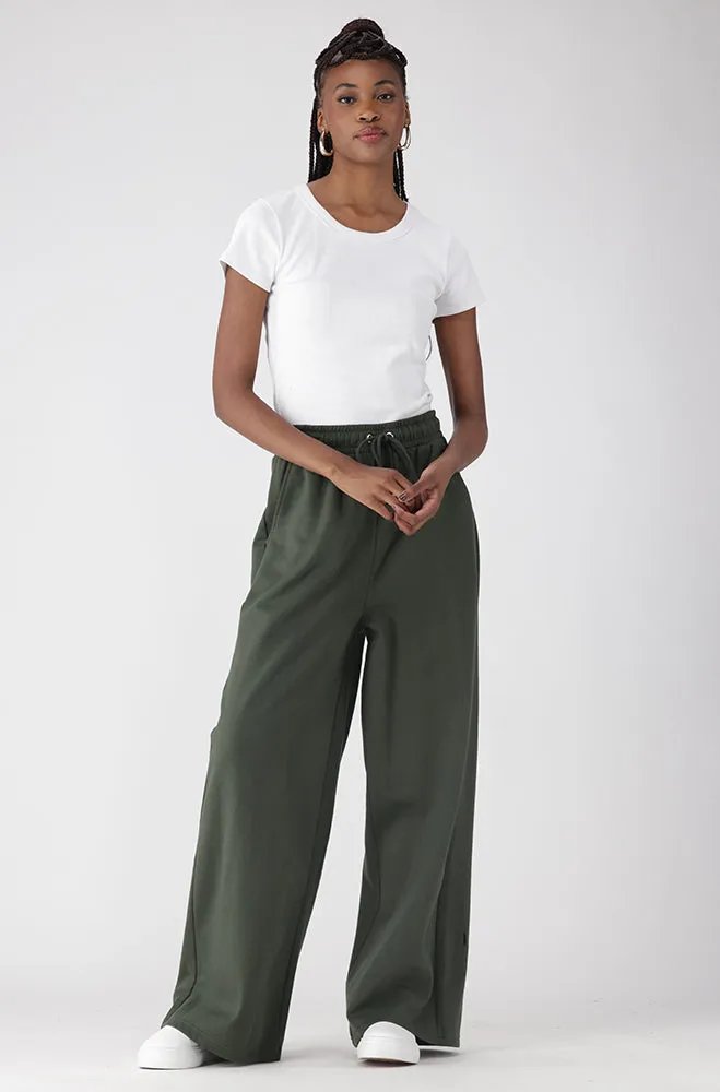 Lucy Wideleg Jogger _ 165195 _ Green sold by Dunns product image thumbnail 4